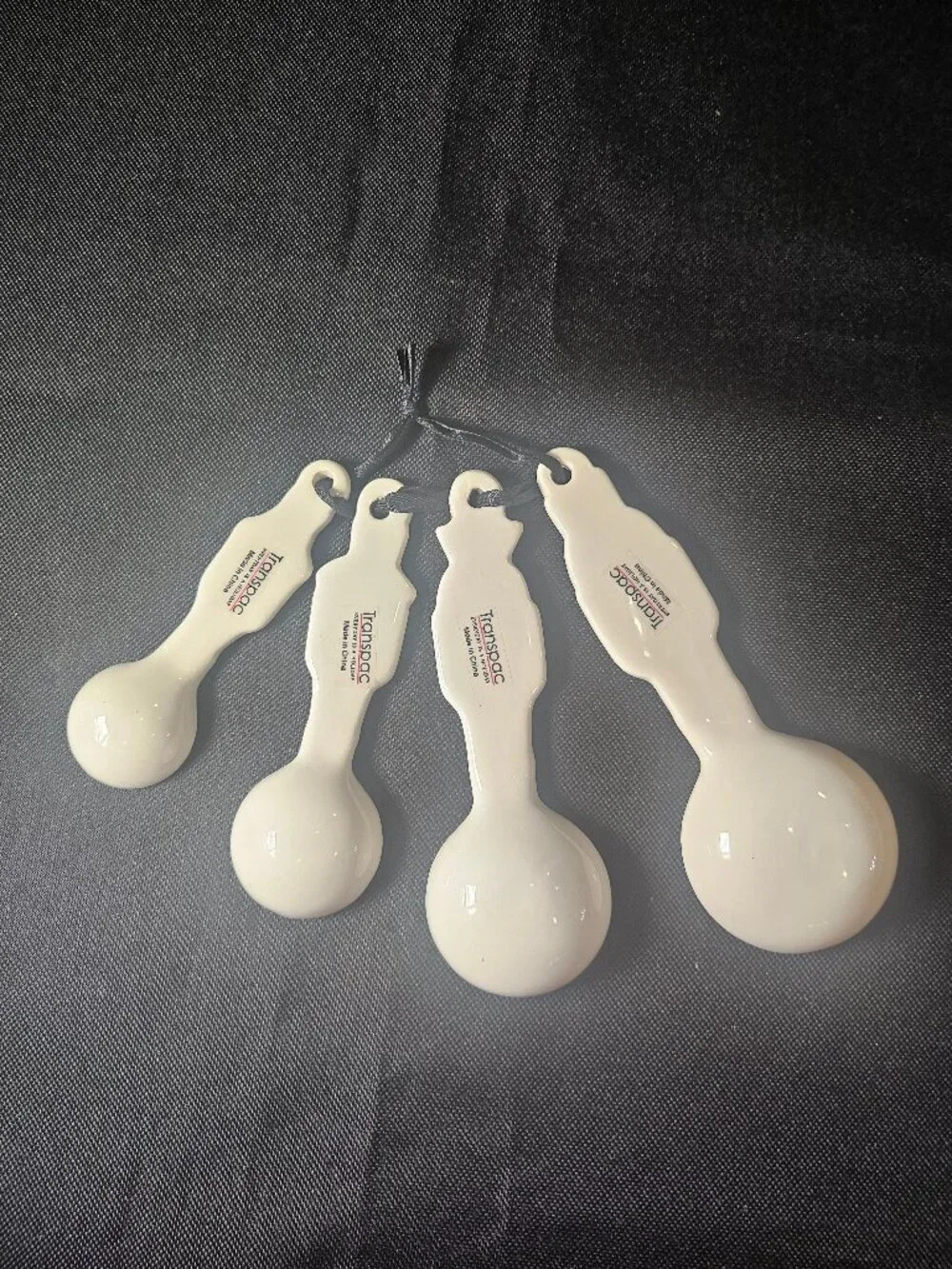 Transpac Ceramic Christmas Nutcracker Measuring Spoon Set Of 4 Baking Gift